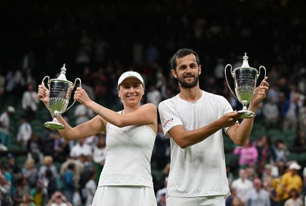 2023 Wimbledon Mixed Final Winner : Mate Pavic (CRO) Lyudmyla Kichenok (UKR)