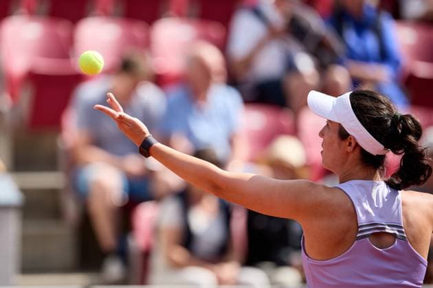 BÅSTAD 20230714 Louisa Chirico, USA i semifinalen under tennisturneringen Nordea Open i Bastad. BÅSTAD SVERIGE Tennis x11830x