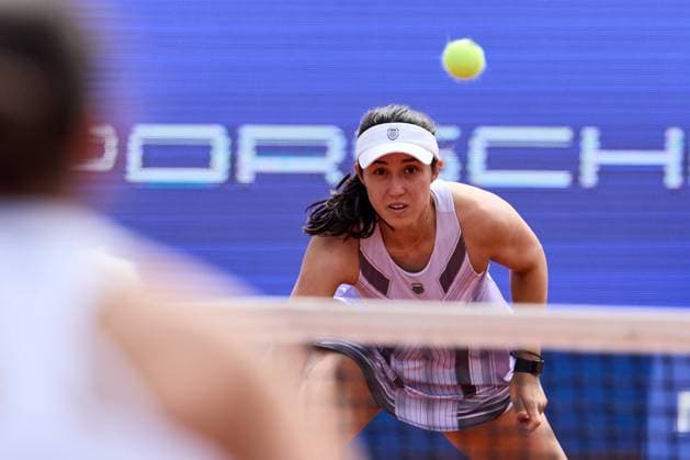 BÅSTAD 20230714 Louisa Chirico, USA i semifinalen under tennisturneringen Nordea Open i Bastad. BÅSTAD SVERIGE Tennis x11830x