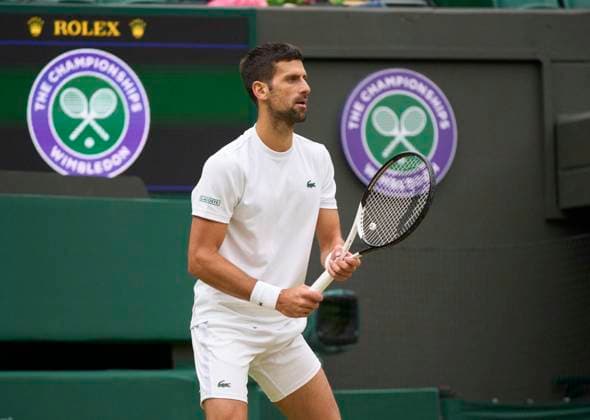 2023 Wimbledon Championships Novak Djokovic (SRB), who always plays on Centre Court, in a practice session on Number One court in advance of the mens™ semi finals on Day 12 at the 2023 Wimbledon Championships at the All England Club, London, UK, 14 July 2023, Credit:Peter van den Berg Avalon United Kingdom, England, London, All England Lawn Tennis and Croquet Club  Copyright: xPeterxvanxdenxBergx xAvalonx 0789051060