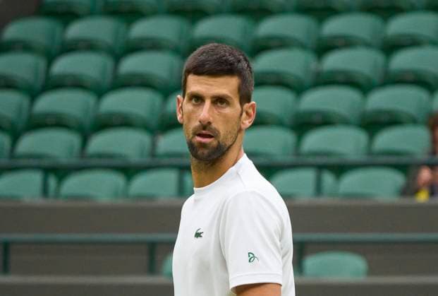 2023 Wimbledon Championships Novak Djokovic (SRB), who always plays on Centre Court, in a practice session on Number One court in advance of the mens™ semi finals on Day 12 at the 2023 Wimbledon Championships at the All England Club, London, UK, 14 July 2023, Credit:Peter van den Berg Avalon United Kingdom, England, London, All England Lawn Tennis and Croquet Club  Copyright: xPeterxvanxdenxBergx xAvalonx 0789051115