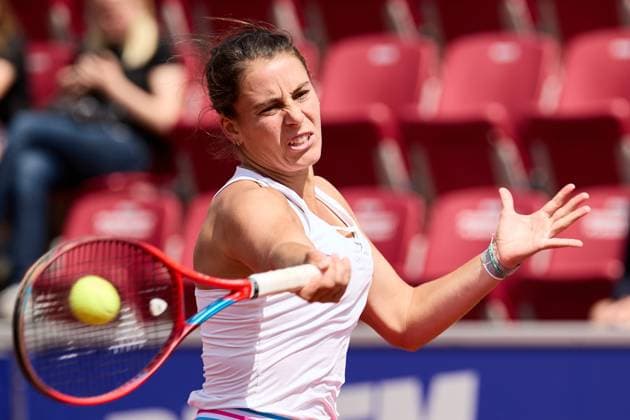 Emma Navarro, USA, in the semifinal tennismatch during Bastad Nordea Open in Bastad, Sweden on Friday, July14, 2023. BASTAD SWEDEN Tennis x11830x