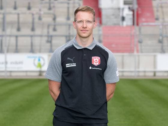 Teampraesentation Halle 3. Liga Hallescher FC, 3. Liga, Porträttermin 2023 2024, Halle, 13.07.2021, Leuna-Chemie-Stadion, Fussball , Im Bild: Konditionstrainer John Brandes ,