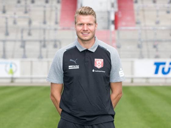 Teampraesentation Halle 3. Liga Hallescher FC, 3. Liga, Porträttermin 2023 2024, Halle, 13.07.2021, Leuna-Chemie-Stadion, Fussball , Im Bild: Torwarttrainer Marian Unger ,