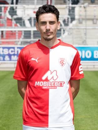 Teampraesentation Halle 3. Liga Hallescher FC, 3. Liga, Porträttermin 2023 2024, Halle, 13.07.2021, Leuna-Chemie-Stadion, Fussball , Im Bild: Timur Gayret ,