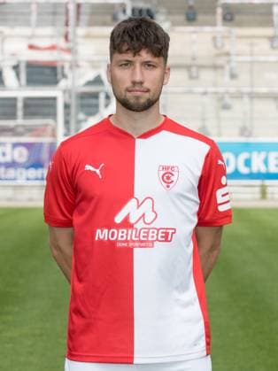 Teampraesentation Halle 3. Liga Hallescher FC, 3. Liga, Porträttermin 2023 2024, Halle, 13.07.2021, Leuna-Chemie-Stadion, Fussball , Im Bild: Tom Baumgart ,