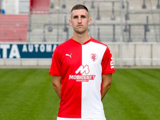 Teampraesentation Halle 3. Liga Hallescher FC, 3. Liga, Porträttermin 2023 2024, Halle, 13.07.2021, Leuna-Chemie-Stadion, Fussball , Im Bild: Alexander Winkler ,