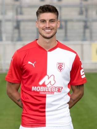 Teampraesentation Halle 3. Liga Hallescher FC, 3. Liga, Porträttermin 2023 2024, Halle, 13.07.2021, Leuna-Chemie-Stadion, Fussball , Im Bild: Andor Bolyki ,