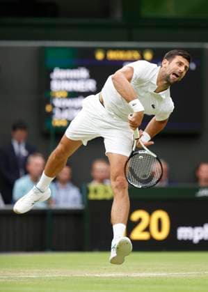 Novak Djokovic (SRB) Herren Einzel, Semi Final Copyright: xJuergenxHasenkopfx