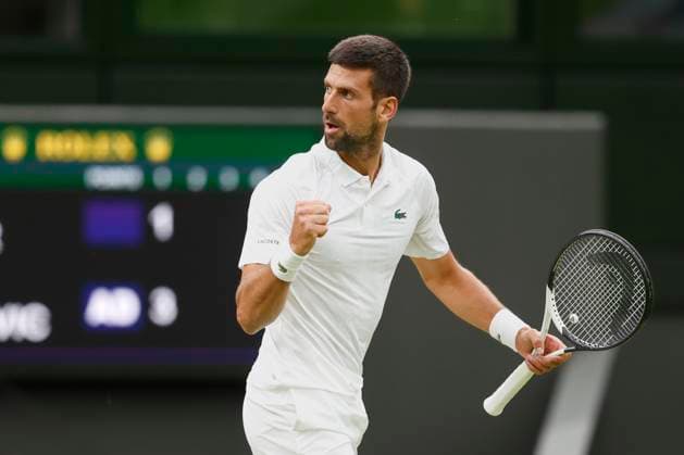 Novak Djokovic macht die Faust und jubelt,Jubel, Freude,Emotion, Herren Einzel, Semi Final Copyright: xJuergenxHasenkopfx