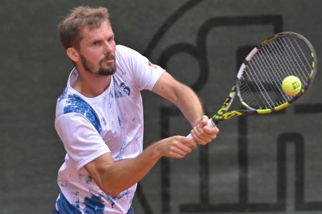 Oscar Otte GER 14.07.2023 Tennis 1. Bundesliga Herren, TC Bredeney 1 vs TC Großhesselohe , Tennis Club Bredeney, Essen, NRW Germany