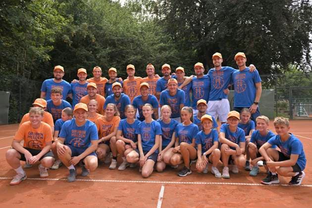 Das Team vom TC Bredeney 14.07.2023 Tennis 1. Bundesliga Herren, TC Bredeney 1 vs TC Großhesselohe , Tennis Club Bredeney, Essen, NRW Germany