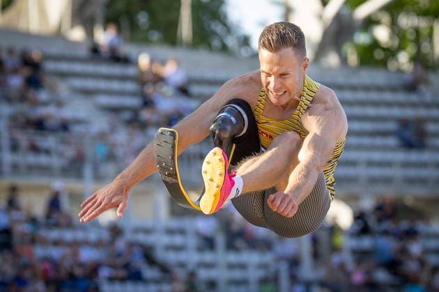 Bilder des Jahres 2023, Sport 07 Juli Sport Themen der Woche KW28 Sport Bilder des Tages Paris 2023 World Para Athletics Championships; Frankreich, 14.07.2023 Markus Rehm (GER TSV Bayer 04 Leverkusen T64)waehrend der World Para Athletics Championships am 14.07.2023 im Charlety Stadium in Paris, Frankreich. *** Paris 2023 World Para Athletics Championships France, 14 07 2023 Markus Rehm GER TSV Bayer 04 Leverkusen T64 during the World Para Athletics Championships on 14 07 2023 at the Charlety Stadium in Paris, France Copyright: xBEAUTIFULxSPORTS AxelxKohringx