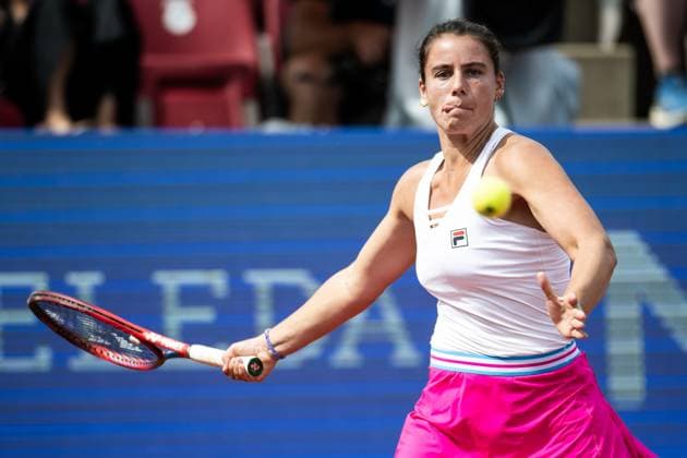 230715 Emma Navarro, USA, under damernas final under dag 6 av WTA, Tennis Damen Nordea Open den 15 juli 2023 i Bastad. Copyright: NICLASxJÖNSSON BB230715NO041