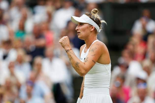 Marketa Vondrousova macht die Faust und jubelt, Jubel,Freude,Emotion Copyright: xJuergenxHasenkopfx
