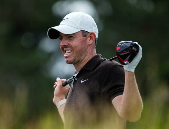 Mandatory Credit: Photo by Stuart Wallace Shutterstock (14003897ap) Rory McIlroy (NIR) on the 10th tee during the 3rd round. Genesis Scottish Open, Day Three, Golf, The Renaissance Club, North Berwick, UK - 15 Jul 2023 Genesis Scottish Open, Day Three, Golf, The Renaissance Club, North Berwick, UK - 15 Jul 2023  Copyright: xStuartxWallace Shutterstockx 14003897ap