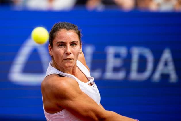 230715 Emma Navarro, USA under damernas final under dag 6 av WTA, Tennis Damen Nordea Open den 15 juli 2023 i Bastad. Copyright: NICLASxJÖNSSON BB230715NO059