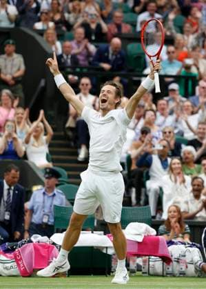 Wesley Koolhof Neal Skupski jubeln nach dem Sieg, Jubel, Freude, Emotion, Herren Doppel, Finale, Endspiel Copyright: xJuergenxHasenkopfx