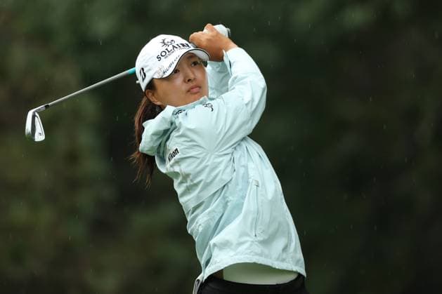 Dana Open Jin Young Ko of Republic of Korea tees off on the second hole during Day Three of the Dana Open at Highland Meadows Golf Club in Sylvania, Ohio USA, on Saturday, July 15, 2023. Sylvania Ohio United States  Copyright: xJorgexLemusx originalFilename:lemus-danaopen230715_np9Xa.jpg