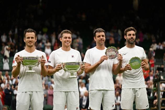 2023 Wimbledon Mens Double Winner Wesley Koolhof (NED) Neal Skupski (GBR)