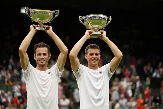 2023 Wimbledon Mens Double Winner Wesley Koolhof (NED) Neal Skupski (GBR)