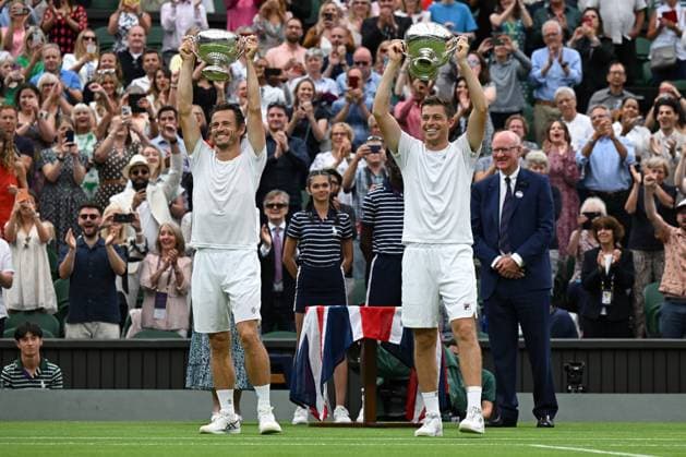 2023 Wimbledon Mens Double Winner Wesley Koolhof (NED) Neal Skupski (GBR)