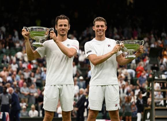 2023 Wimbledon Mens Double Winner Wesley Koolhof (NED) Neal Skupski (GBR)