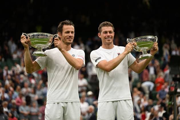 2023 Wimbledon Mens Double Winner Wesley Koolhof (NED) Neal Skupski (GBR)