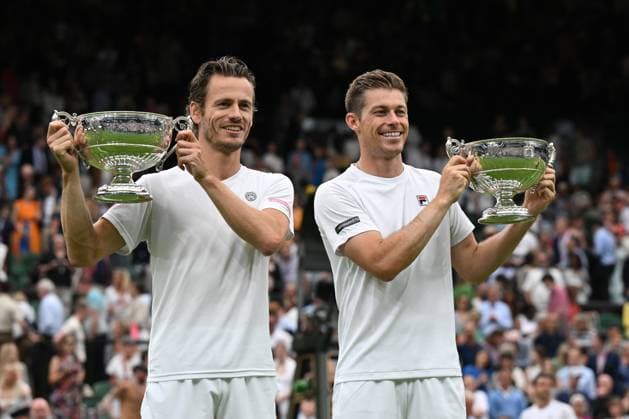2023 Wimbledon Mens Double Winner Wesley Koolhof (NED) Neal Skupski (GBR)