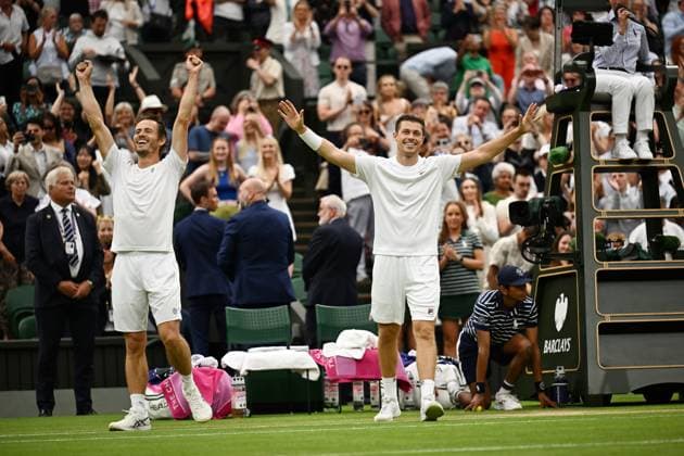 2023 Wimbledon Mens Double Winner Wesley Koolhof (NED) Neal Skupski (GBR)