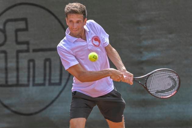 Vit Kopriva CZE 16.07.2023 Tennis 1. Bundesliga Herren, TC Bredeney 1 vs Kurhaus Lambertz Aachen 1, Tennis Club Bredeney, Essen, NRW Germany