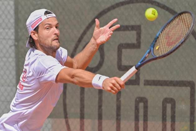 Joao Sousa POR 16.07.2023 Tennis 1. Bundesliga Herren, TC Bredeney 1 vs Kurhaus Lambertz Aachen 1, Tennis Club Bredeney, Essen, NRW Germany