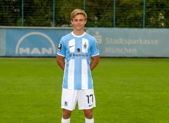 16.07.2023, Fussball 3. Liga 2023 2024, TSV 1860 München, Porträttermin 2023 2024, an der Grünwalderstrasse 114, München. Daniel Wein (1860 München)