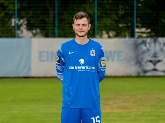 16.07.2023, Fussball 3. Liga 2023 2024, TSV 1860 München, Porträttermin 2023 2024, an der Grünwalderstrasse 114, München. Torwart David Richter (TSV 1860 München)