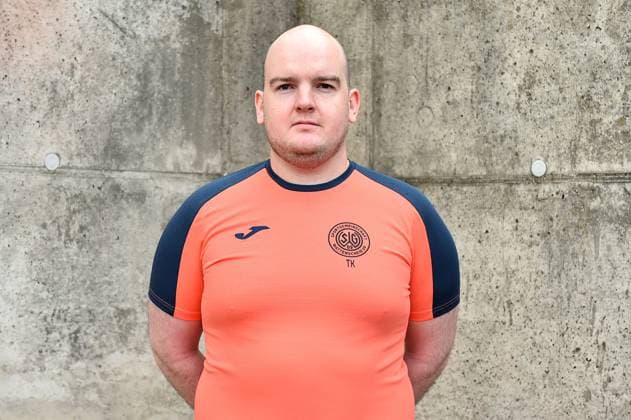 Fußball Herren Oberliga Westfalen Saison 2023 2024 Fototermin SG Wattenscheid 09 am 16.07.2023 im Lohrheidestadion in Bochum-Wattenscheid Timo Keßler ( Mannschaftsbetreuer SG Wattenscheid 09 ) Niedersachsen Deutschland