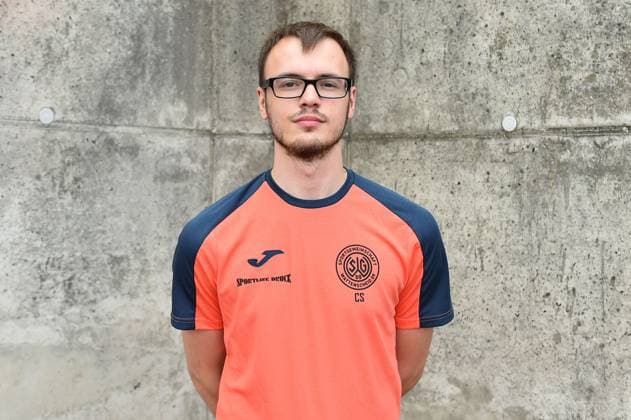 Fußball Herren Oberliga Westfalen Saison 2023 2024 Fototermin SG Wattenscheid 09 am 16.07.2023 im Lohrheidestadion in Bochum-Wattenscheid Christopher Schröer ( Zeugwart SG Wattenscheid 09 ) Niedersachsen Deutschland
