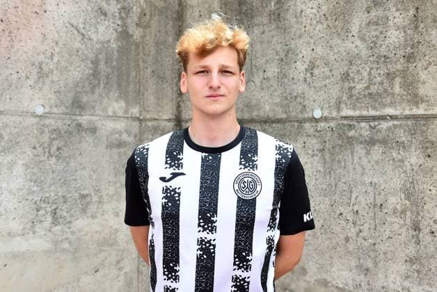Fußball Herren Oberliga Westfalen Saison 2023 2024 Fototermin SG Wattenscheid 09 am 16.07.2023 im Lohrheidestadion in Bochum-Wattenscheid Fynn Broos ( SG Wattenscheid 09 ) Niedersachsen Deutschland