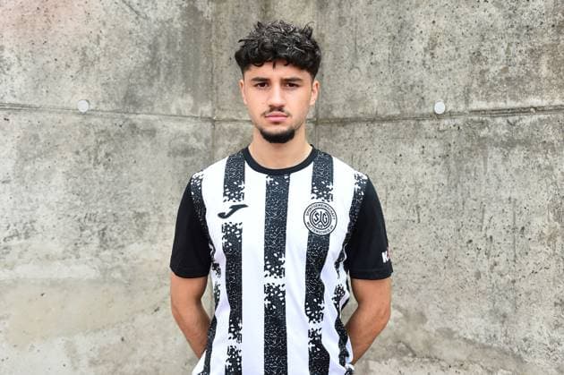 Fußball Herren Oberliga Westfalen Saison 2023 2024 Fototermin SG Wattenscheid 09 am 16.07.2023 im Lohrheidestadion in Bochum-Wattenscheid Alexandros Dimopoulos ( SG Wattenscheid 09 ) Niedersachsen Deutschland