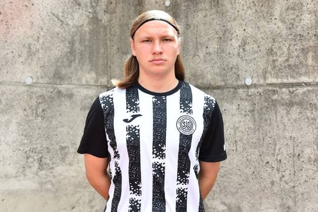 Fußball Herren Oberliga Westfalen Saison 2023 2024 Fototermin SG Wattenscheid 09 am 16.07.2023 im Lohrheidestadion in Bochum-Wattenscheid Quentin Weiß ( SG Wattenscheid 09 ) Niedersachsen Deutschland