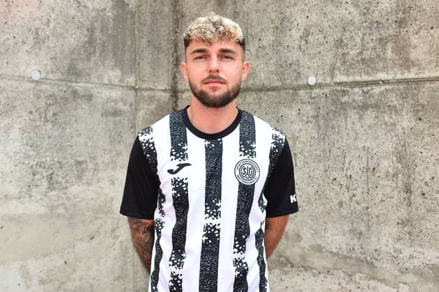 Fußball Herren Oberliga Westfalen Saison 2023 2024 Fototermin SG Wattenscheid 09 am 16.07.2023 im Lohrheidestadion in Bochum-Wattenscheid Gianluca Cirillo ( SG Wattenscheid 09 ) Niedersachsen Deutschland