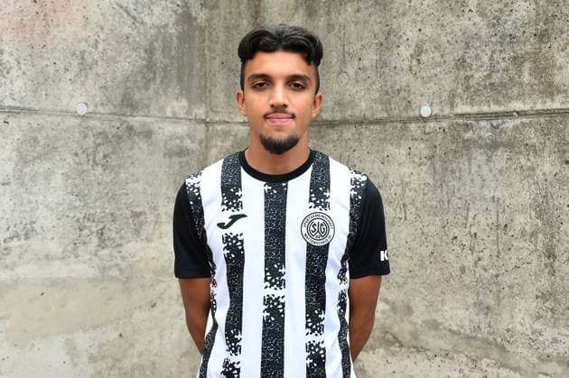 Fußball Herren Oberliga Westfalen Saison 2023 2024 Fototermin SG Wattenscheid 09 am 16.07.2023 im Lohrheidestadion in Bochum-Wattenscheid Abid Yanik ( SG Wattenscheid 09 ) Niedersachsen Deutschland