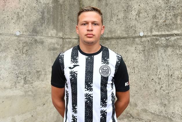 Fußball Herren Oberliga Westfalen Saison 2023 2024 Fototermin SG Wattenscheid 09 am 16.07.2023 im Lohrheidestadion in Bochum-Wattenscheid Tarik Ould Seltana ( SG Wattenscheid 09 ) Niedersachsen Deutschland
