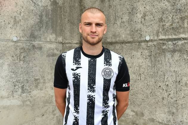 Fußball Herren Oberliga Westfalen Saison 2023 2024 Fototermin SG Wattenscheid 09 am 16.07.2023 im Lohrheidestadion in Bochum-Wattenscheid Nico Lucas ( SG Wattenscheid 09 ) Niedersachsen Deutschland