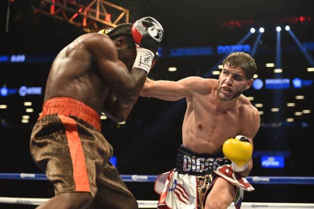 August 9 2014 Barclays Center Brooklyn New York Fight Night Action Prichard Colon Lenwood Dozier Brooklyn New York USA Copyright: xTomxHoganx _RPK4966