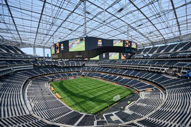 RECORD DATE NOT STATED 2023 CONCACAF Gold Cup Panama vs Mexico Final General View Stadium during the game Panama vs Mexico (Mexican national team, Nationalteam , corresponding Great final of the CONCACAF Gold Cup 2023, at SoFi Stadium, on July 16, 2023. <br><br> Vista General del Estadio durante el partido Panama vs Mexico (Seleccion Nacional Mexicana), correspondiente a la Gran Final de la Copa Oro de la CONCACAF 2023, en el SoFi Stadium, el 16 de Julio de 2023. INGLEWOOD LOS ANGELES CALIFORNIA ESTADOS UNIDOS  Copyright: xJorgexMartinezx 20230716154448_CGC_23_FINAL_PAN_MEX_STADIUM6