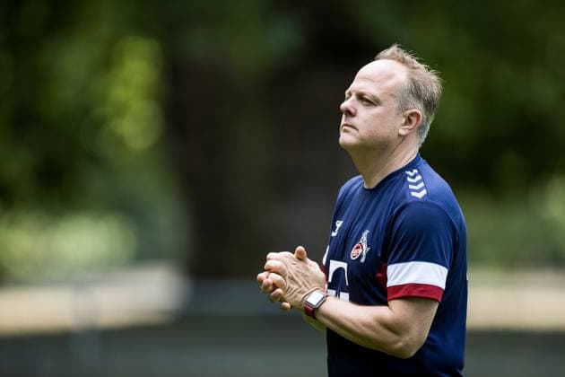Training 1. FC Koeln Frauen; 17.07.2023 Daniel Weber (Trainer 1. FC Koeln) Training 1. FC Koeln Frauen; Geissbockheim, 17.07.2023 Copyright: xBEAUTIFULxSPORTS Wunderlx