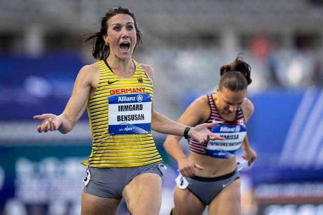 Bilder des Jahres 2023, Sport 07 Juli Sport Themen der Woche KW29 Sport Bilder des Tages Paris 2023 World Para Athletics Championships; Frankreich, 17.07.2023 Irmgard Bensusan (GER TSV Bayer 04 Leverkusen T44) gewinnt ueberraschend die 200m waehrend der World Para Athletics Championships am 17.07.2023 im Charlety Stadium in Paris, Frankreich. *** Paris 2023 World Para Athletics Championships France, 17 07 2023 Irmgard Bensusan GER TSV Bayer 04 Leverkusen T44 wins surprisingly the 200m during the World Para Athletics Championships on 17 07 2023 at Charlety Stadium in Paris, France Copyright: xBEAUTIFULxSPORTS AxelxKohringx