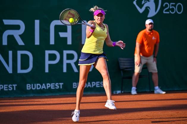 Kateryna Baindi (UKR) during the first day main draw match of WTA250 Hungarian Gran Prix Tennis on July 17th, 2023 at Romai Teniszakademia , Budapest, Hungary  Copyright: xVinnyxOrlando IPAxSportx xipa-agx xx 0 IPA_IPA39276497