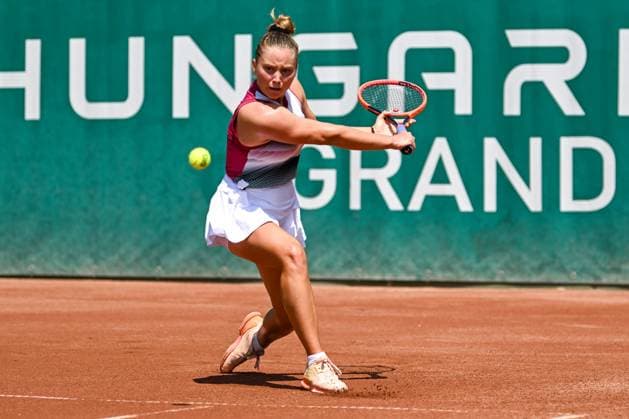 Anna Siskova (CZE) during the second day main draw match of WTA250 Hungarian Gran Prix Tennis on July 18th, 2023 at Romai Teniszakademia , Budapest, Hungary  Copyright: xVinnyxOrlando IPAxSportx xipa-agx xx 0 IPA_IPA39284719