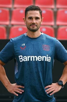 Atheltiktrainer Jonas Rath; Bayer 04 Leverkusen; 1.BL, Porträttermin 2023 2024,
